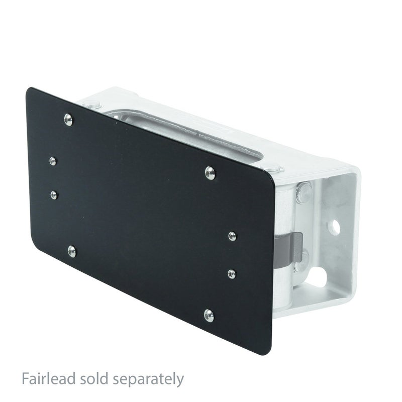 Smittybilt 4432 License Plate Mount Bracket for Roller Fairlead , Black - Image 2